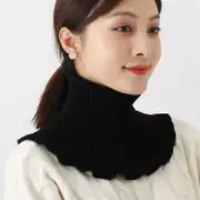 Warm Knitted Collar Scarf Turtleneck Knitted False Fake Collar Detachable Scarf