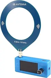 SI4732 Radio SMA Interface 0.5-108mhz Full Band AM FM LSB USB Radio with Loop Antenna 1.9-Inch IPS Screen Blue