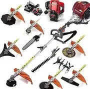 GX35 12 in 1 Hedge Trimmer Pole Saw Petrol String Trimmer rototiller Brush Cutter 4 Strokes Lawn Mower Tiller