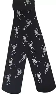 Country Kids - Skeleton “Glow In The Dark” Baby Girl Tights 12-24 Months