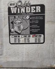 GENUINE QUICK WINDER RAP-200 CORD WINDER FROM REEL-A-PAIL