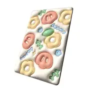 (4)Diatomaceous Earth Bath Mat Bath Mat Slip Resistant 3D Pattern Fast Drying