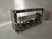 Nixie clock Ice tube IV-18 VFD holiday gifts vintage steampunk watch desk clock