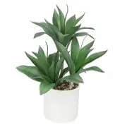Large Artificial Agave Plants Fake Three-Head Agave Succulent Plant Style 1