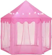 Kids Princess Castle Play Tent Hexagonal Play House Outdoor Indoor DIY Playhouse