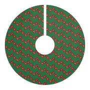 Green/Red Christmas Tree Skirt