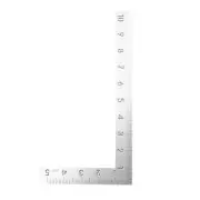 Square 10X5cm 90 Degree Stainless Steel Angle Ruler Small Turning Ruler3303