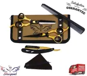 Barber Stainless Steel Best Mustache Beard Scissors Finger Rest Beard Trimming