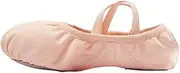 [missfiona] Girls Pink Ballet Shoes Toddler Canvas Ballet Slippers Dance Shoes for Boys/Little Kid/Big Kid/Women