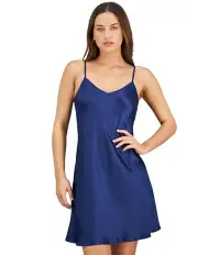 [Pleasure State] Silk Brilliance Chemise in Ink