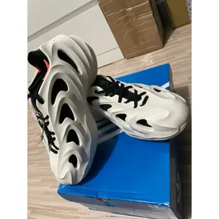 現貨 正貨 愛迪達 Adidas adiFOM Q 白黑26cm 洞洞鞋 襪套鞋 兩穿鞋hp6582