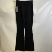 MARCIANO BY GUESS Chloe Flared Pants Women's Size 4 Jet Black