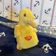 Steiff Mimmi Duckling Baby Yellow Duck Plush Toy Tags Button RARE