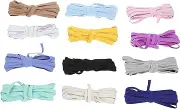 CIMAXIC 12Pcs Colorful High Elastic Bands for Craft Making Versatile Straps for DIY Projects Suitable for Clothing Headwear Shoelaces and Beaded Crafts Random Color