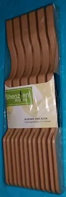 Shenzhen Knives Large In-Drawer Plastic Knife Block: 11 Slot (Holds 10-12 Kni...