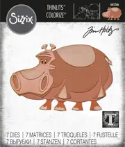 Sizzix Bernice Colorize Thinlits Die Set by Tim Holtz