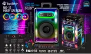 Rechargeable 12" With Stand Bluetooth LED 4000 W Speaker, FREE MICROPHONE!