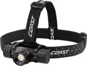 Coast XPH34R 2075 Lumen USB-C Rechargeable LED Headlamp Twist Focus PURE Beam