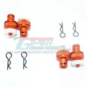 GPM Aluminum Front & Rear Magnetic Body Posts Orange : 4X4 Granite / Big Rock