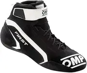 Omp Unisex First Race My2021 Shoes Black/White Size 41 Fia 8856-2018 Boat, Standard, 7.5 UK, Standard, 7.5 UK