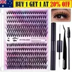 DIY Lash Extension Kit Individual Lashes Cluster D Curl Eyelash Extension Kits