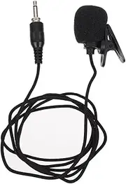 LIGIGWASH Mic for Laptop Small Clip-on Microphone 3.5mm Screw for Video Recording
