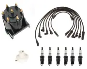 ACDelco Ignition Kit Distributor Rotor Cap Wire Spark Plugs for R10 R20 R1500 V6