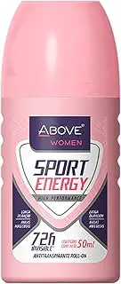 Above 72 Hours Antiperspirant Deodorant - Sport Energy For Women 1.7 oz Deodorant Roll-On