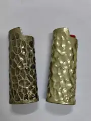 New 1PC Metal Lighter Case Cover Shell Fits Bic J6 Size Lighter Case Cover
