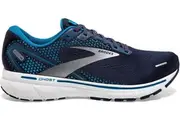 Brooks Mens Ghost 14 Neutral Shoes Runners Sneakers Width (D)- Navy/Stellar/White - US 9.5