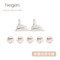 在飛比找蝦皮商城優惠-hegen 防脹氣 真實擬乳 智慧奶嘴 (兩入組) 小金奶瓶