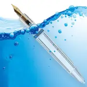 Iridium Fine Nib 0.5mm Office Business Transparent Vaccum Writing Signature Pen