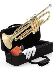 Mendini By Cecilio Bb Trumpet - Trumpets for Beginner or Advanced Student w/Case