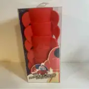 Set of 6 Rocket Ship Silicone Baking Cups In Unopened Original Packaging