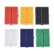 Versatile 170 Prototype Kit 6 Mini Breadboards for DIY Electronics