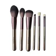 MissLady - Set Of 6 Make Up Brushes B - 6pcs/set - Grape