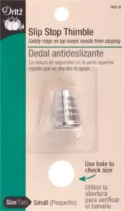 Dritz 162-S Slip-Stop Thimble-Small