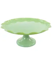Martha Stewart Jadeite Glass Cake Stand
