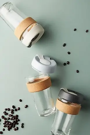 澳洲 KeepCup Cork Edition 16 Oz Reusable Cup 玻璃隨行咖啡杯 軟木系列 L 現貨