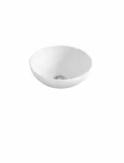 280*280*120mm Above Counter Circular Basin Vitreous China No overflow