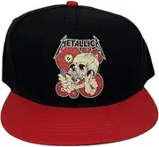 [Iron Maiden] Metallica The Shortest Straw Red Eyes Snapback Baseball Cap One Size