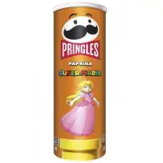 PRINGLES SUPER MARIO - PAPRIKA - PRINCESS - 165G - VERY LIMITED - POTATOE CHIPS