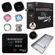 SteamSpa BKT750-A Black Series Bluetooth/WiFi 7.5kW QuickStart - Nickel