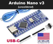 Arduino Nano v3.0 | USB-C | Unwelded | ATMEGA328P | Arduino IDE Microcontroller