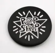 Keith Haring - Button Pin Can Badge - Pop Shop Black - Art to the Streets Japan