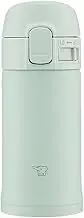Zojirushi SM-PD20-GM One-Touch Stainless Steel Mug, 0.2L, Sage Green, 6.8 fl oz (200 ml)
