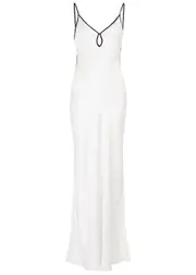 Bec & Bridge Cedar City Satin Maxi Dress - White - 6 (UK6 / XS) 6 (UK6 / XS)