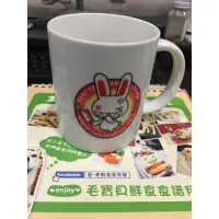 在飛比找iOPEN Mall優惠-【阿得收藏品】 希望 哈比兔馬克杯 二手無盒 / 哈比兔貼紙