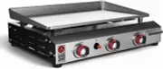 Flat Top Grill with 3 Burners – Auto Ignition Propane Portable Gas Grill – Premi