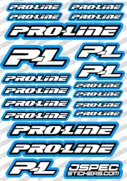 PROLINE RC ROCK CRAWLING RC DRAG OFFROAD STICKER DECAL SET CRAWLER ACCESSORIES